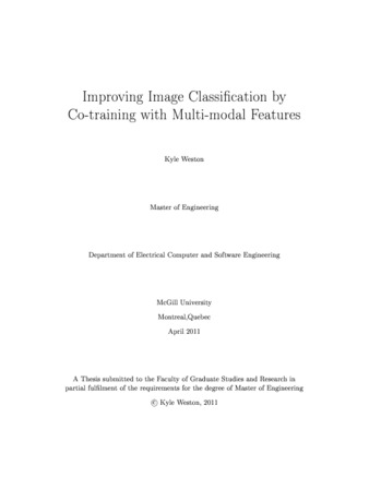 Improving image classification by co-training with multi-modal features thumbnail