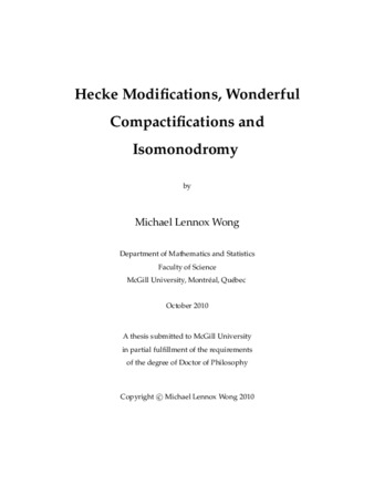 Hecke modifications, wonderful compactifications and isomonodromy thumbnail