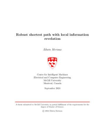 Robust shortest path with local information revelation thumbnail