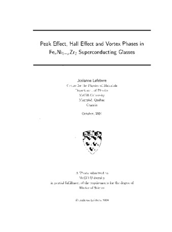 Peak effect, hall effect and vortex phases in FexNi₁-xZr₂ superconducting glasses thumbnail