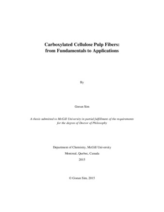 Carboxylated cellulose pulp fibers: from fundamentals to applications thumbnail