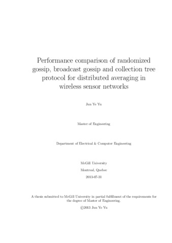 Performance comparison of randomized gossip, broadcast gossip and collection tree protocol for distributed averaging in wireless sensor networks thumbnail