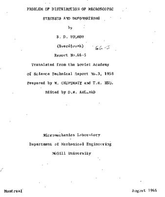 Problem of distribution of microscopic stresses and deformations thumbnail