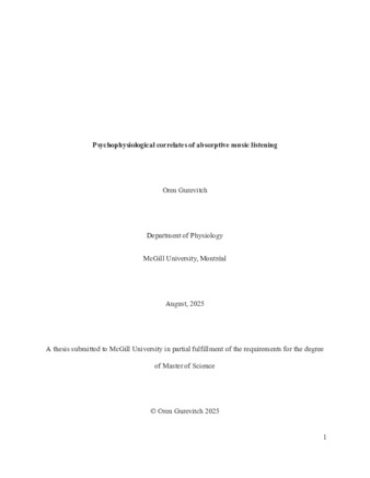 Psychophysiological correlates of absorptive music listening thumbnail
