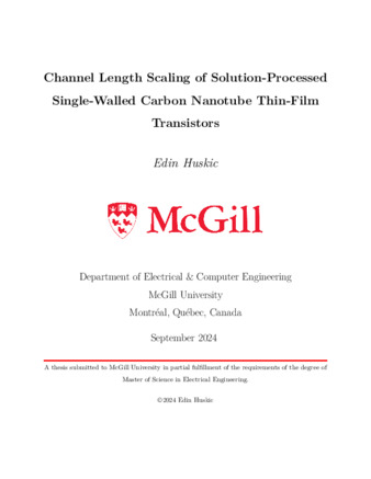 Channel length scaling of solution-processed single-walled carbon nanotube thin-film transistors thumbnail