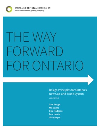 The Way Forward for Ontario: Design Principles for Ontario’s New Cap-and-Trade System thumbnail