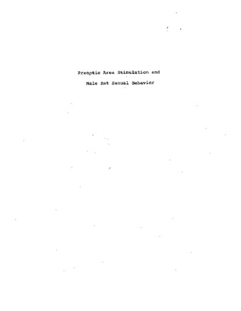 The effects of electrical stimulation of the preoptic area of the hypothalamus on male rat copulatory behavior. thumbnail