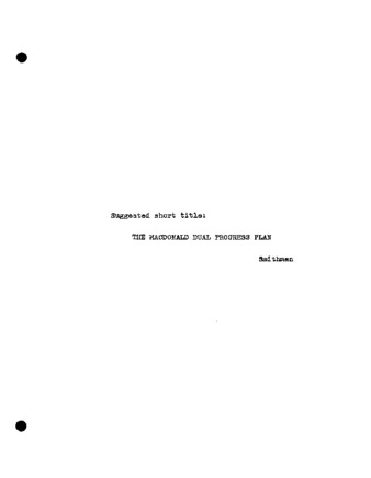 The Macdonald dual progress plan : a study in curriculum development and school organization. thumbnail