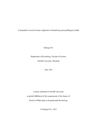 A quantitative social systems approach to mentalizing among bilingual adults thumbnail