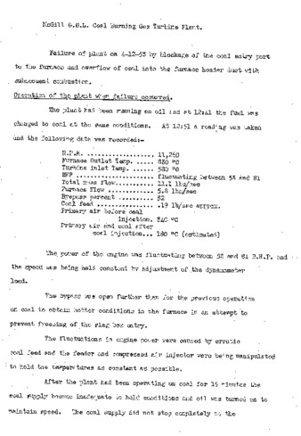 McGill G.D.L. coal burning gas turbine plant thumbnail