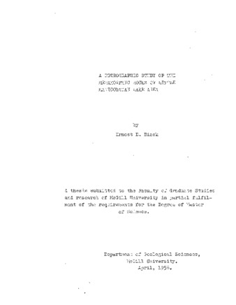 A petrographic study of the metamorphic rocks of Little Manicouagan Lake area. thumbnail
