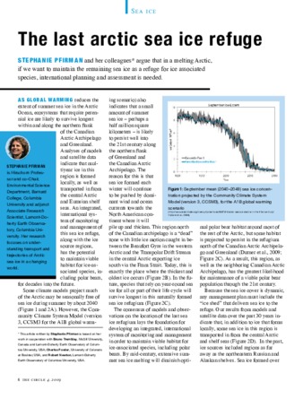 The last Arctic sea ice refuge thumbnail