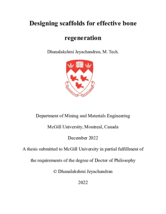 Designing scaffolds for effective bone regeneration thumbnail