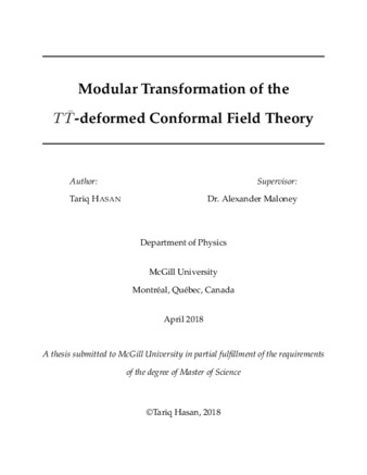 Modular transformation of the TT-deformed conformal field theory thumbnail