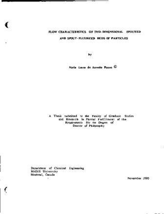 Flow characteristics of two-dimensional spouted and spout-fluidized beds of particles thumbnail