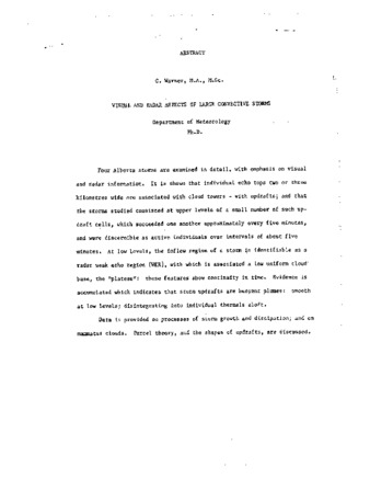 Visual and radar aspects of large convective storms. thumbnail