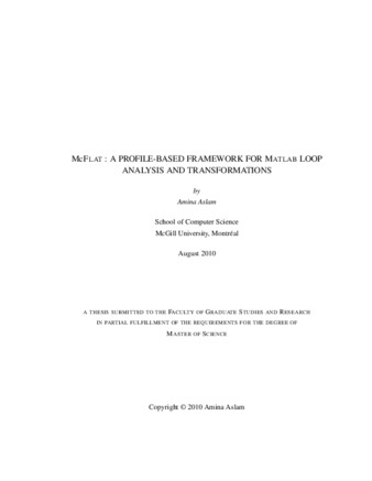 McFLAT: A profile-based framework for Matlab loop analysis and transformations thumbnail