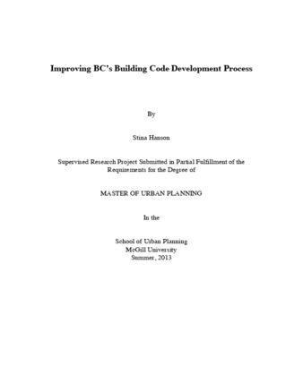 Improving BC’s building code development process thumbnail