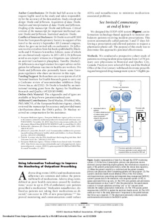 Using Information Technology to Improve the Monitoring of Outpatient Prescribing thumbnail