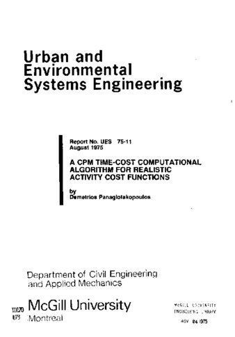 A CPM time-cost computational algorithm for realistic activity cost functions thumbnail