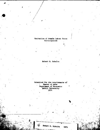 Estimation of female labour force participation thumbnail
