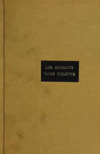 Les animaux dans Colette. thumbnail