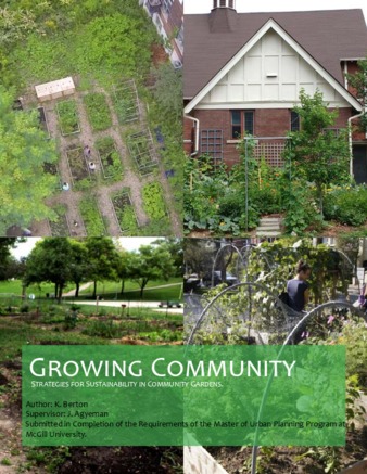 Growing Community Strategies for Sustainability in Community Gardens thumbnail