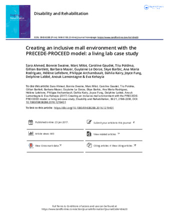 Creating an inclusive mall environment with the PRECEDE-PROCEED model: a living lab case study thumbnail