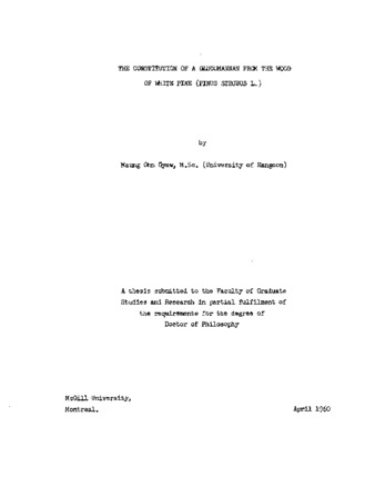 The constitution of a glucomannan from the wood of white pine (Pinus strobus L.). thumbnail