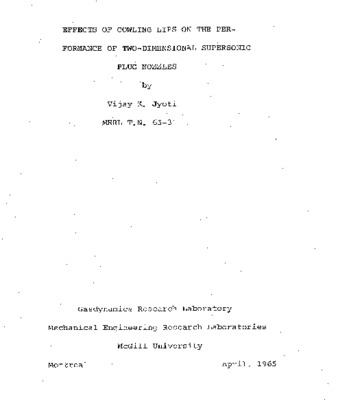 Effects of cowling lips on the performance of two-dimensional supersonic plug nozzles thumbnail