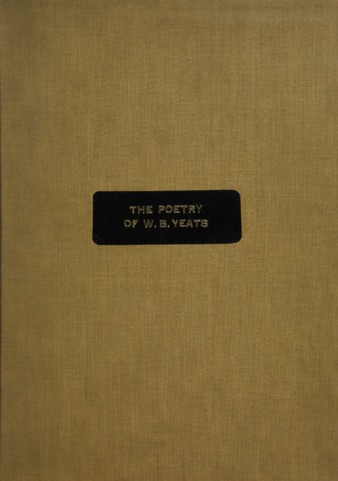 The poetry of William Butler Yeats. thumbnail