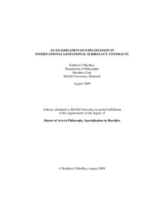 An examination of exploitation in international gestational surrogacy contracts thumbnail