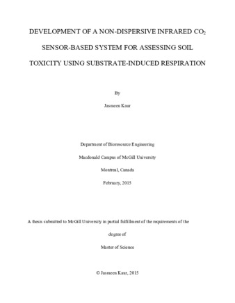 Development of a non-dispersive infrared carbon dioxide sensor-based system for assessing soil toxicity using substrate-induced respiration thumbnail