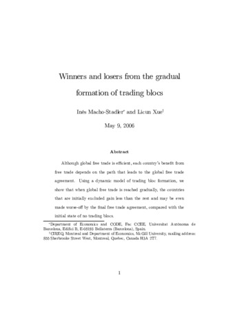 Winners and losers from the gradual formation of trading blocs thumbnail