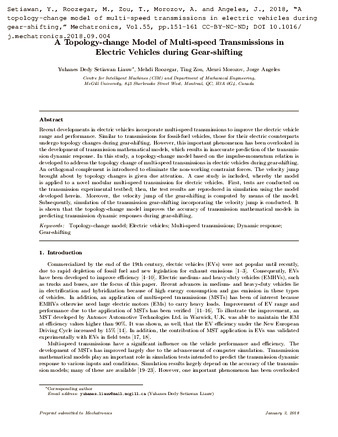 A Topology-change model of multi-speed transmissions in electric vehicles during gear-shifting thumbnail