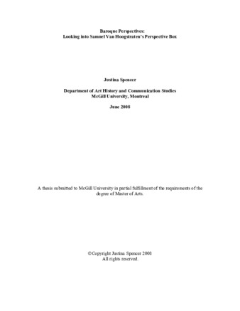 Baroque dissertation image