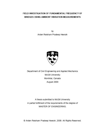 Field investigation of fundamental frequency of bridges using ambient vibration measurements thumbnail