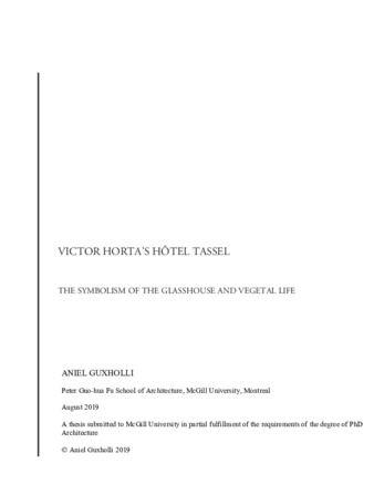 Victor Horta’s Hôtel Tassel: The symbolism of the glasshouse and vegetal life thumbnail