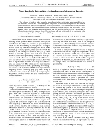 Noise shaping by interval correlations increases information transfer thumbnail