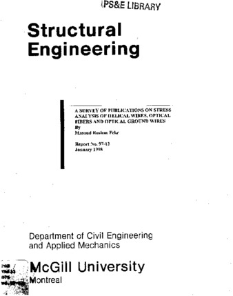 A survey of publications on stress analysis of helical wires, optical fibers and optical ground wires thumbnail