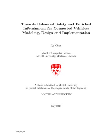 Towards enhanced safety and enriched infotainment for connected vehicles: modeling, design and implementation thumbnail