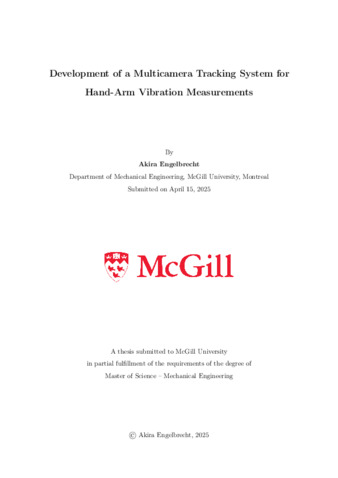 Development of a multicamera tracking system for hand-arm vibration measurements thumbnail