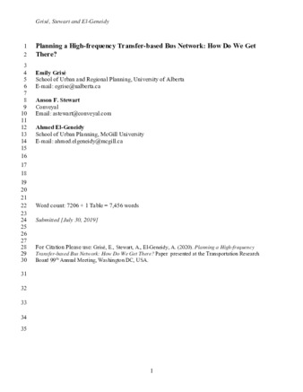 Planning a High-frequency Transfer-based Bus Network: How Do We Get There? thumbnail