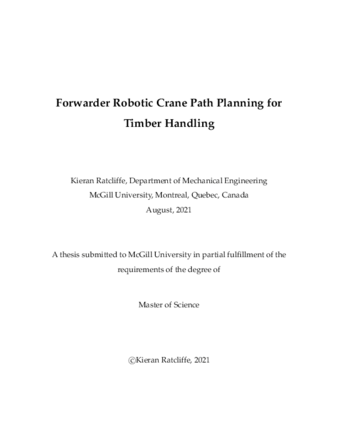 Forwarder robotic crane path planning for timber handling thumbnail
