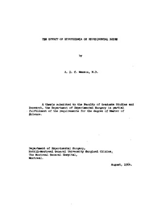 The effect of hypothermia on experimental burns. thumbnail
