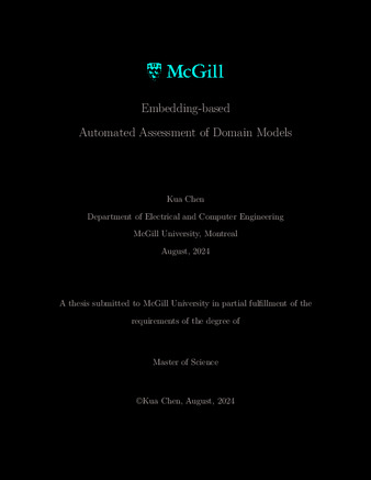 Embedding-based Automated Assessment of Domain Models thumbnail