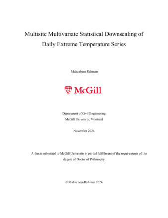 Multisite Multivariate Statistical Downscaling of Daily Extreme Temperature Series thumbnail