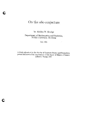 On the abc-conjecture thumbnail