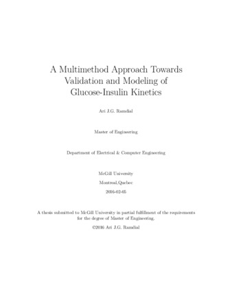 A multimethod approach towards validation and modeling of glucose-insulin kinetics thumbnail