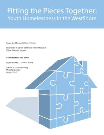 Fitting the pieces together: youth homelessness in the WestShore thumbnail